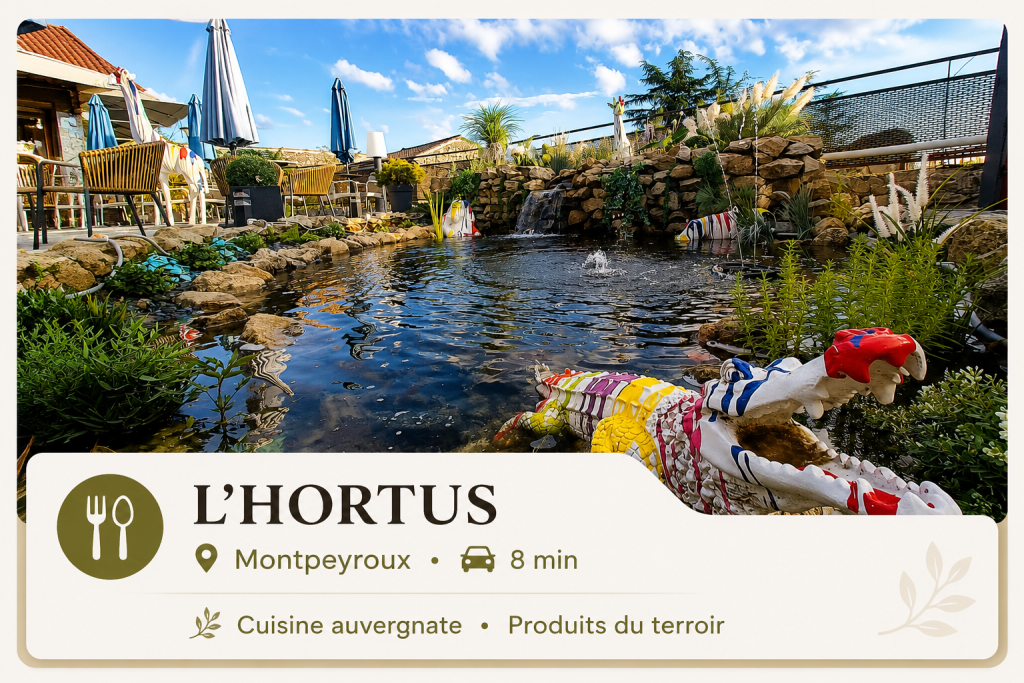 L'Hortus Restaurant Montpeyroux